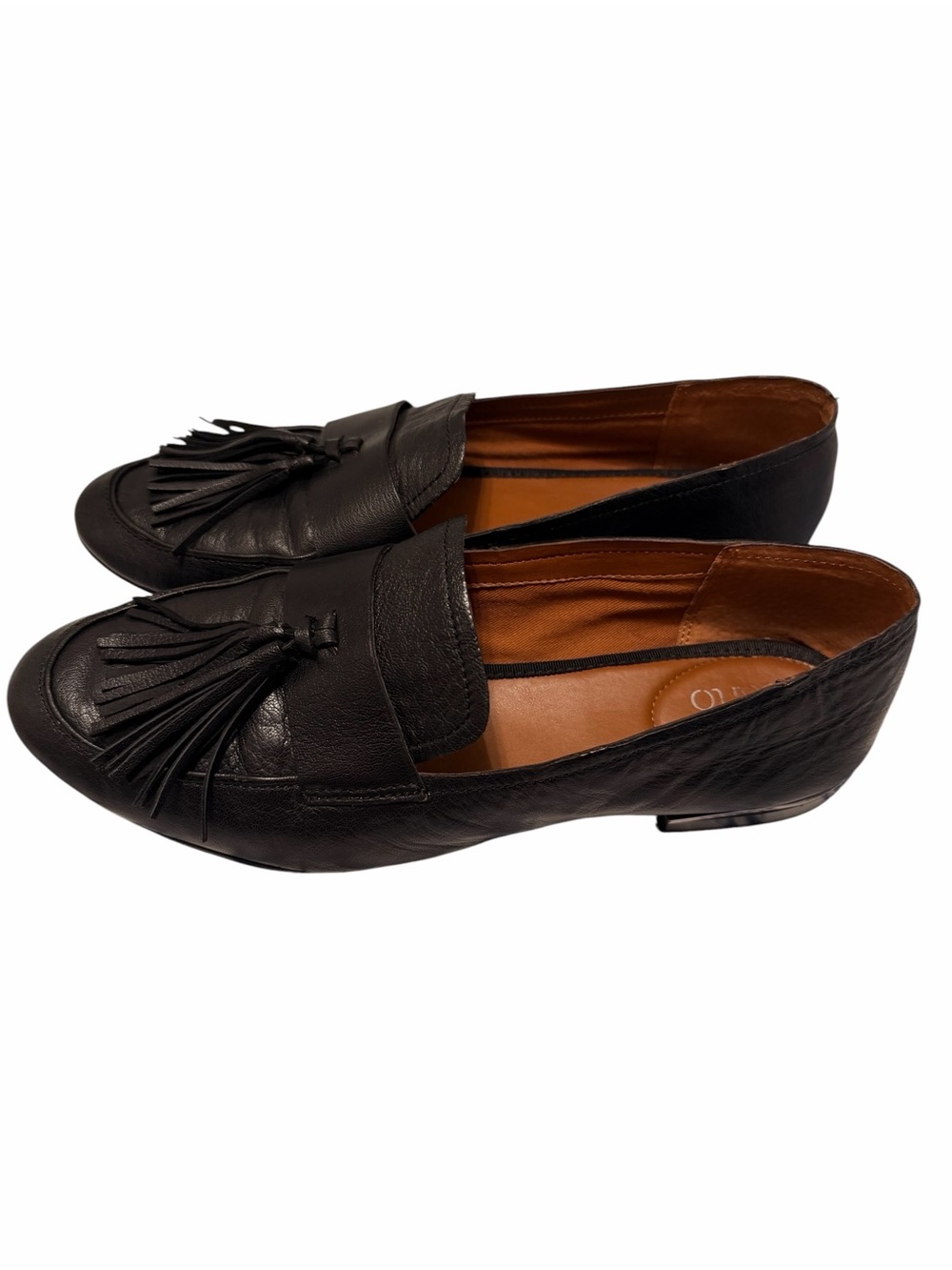 Franco Sarto Women's Bisma Loafer Black Leather Tassel sz 10 - Picture 3 of 8